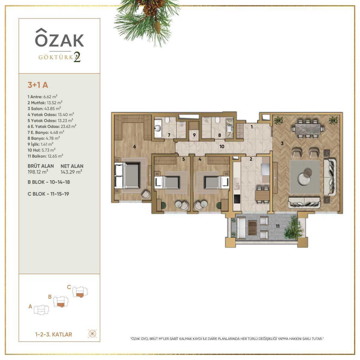 Özak DOA Göktürk: Luxury 3+1 Apartment - Suitable for Citizenship