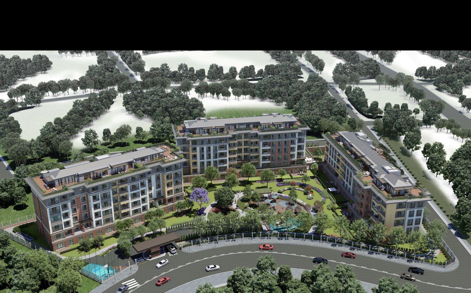 Comfortable Luxury 2+1 Apartment in Özak Duyu Göktürk Project - Suitable for Citizenship