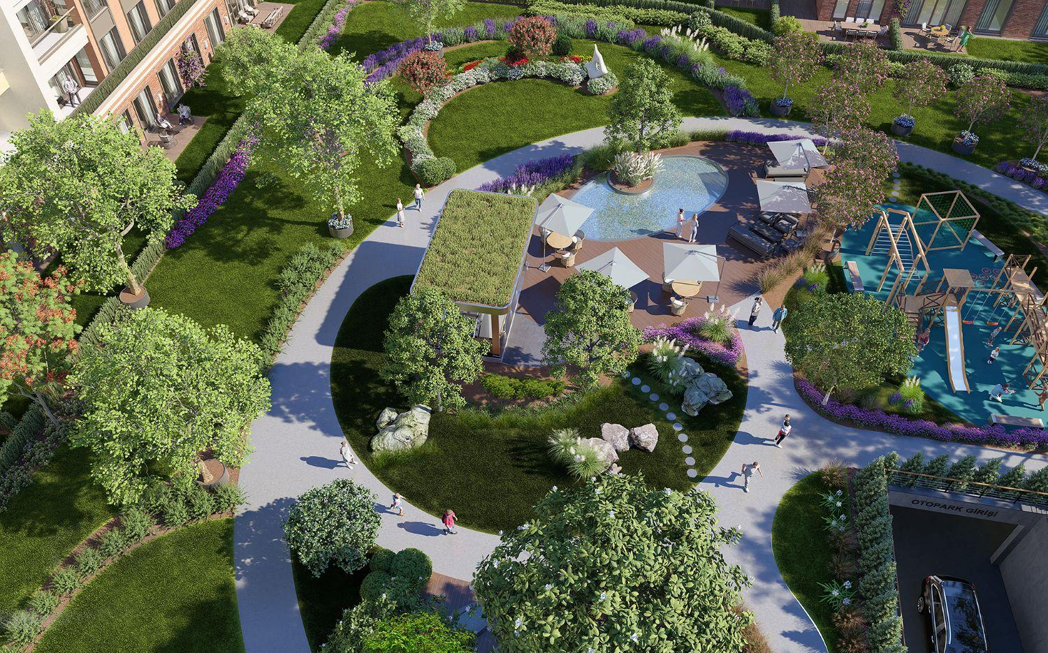 Comfortable Luxury 2+1 Apartment in Özak Duyu Göktürk Project - Suitable for Citizenship