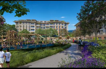 Comfortable Luxury 1+1 Apartment in Özak Duyu Göktürk Project - Suitable for Citizenship