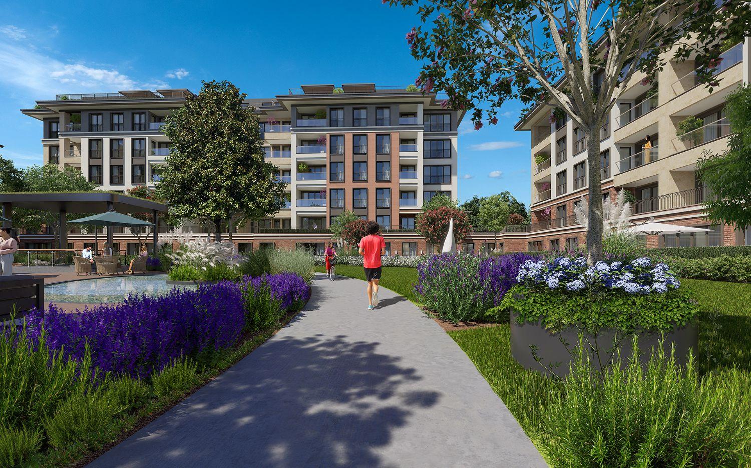 Comfortable Luxury 2+1 Apartment in Özak Duyu Göktürk Project - Suitable for Citizenship