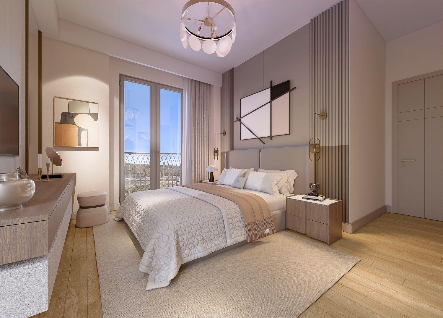 Comfortable Luxury 2+1 Apartment in Özak Duyu Göktürk Project - Suitable for Citizenship