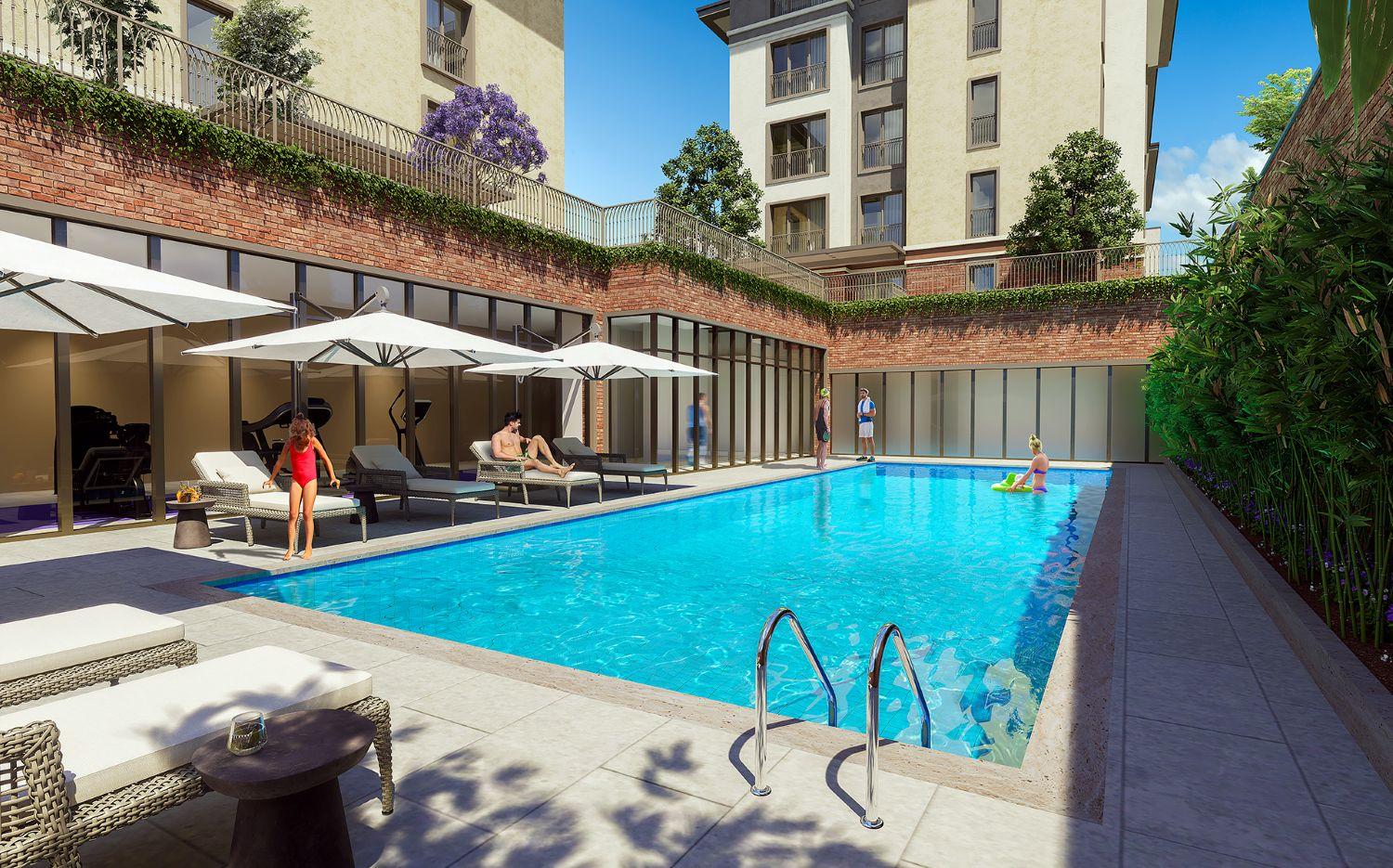 Comfortable Luxury 2+1 Apartment in Özak Duyu Göktürk Project - Suitable for Citizenship