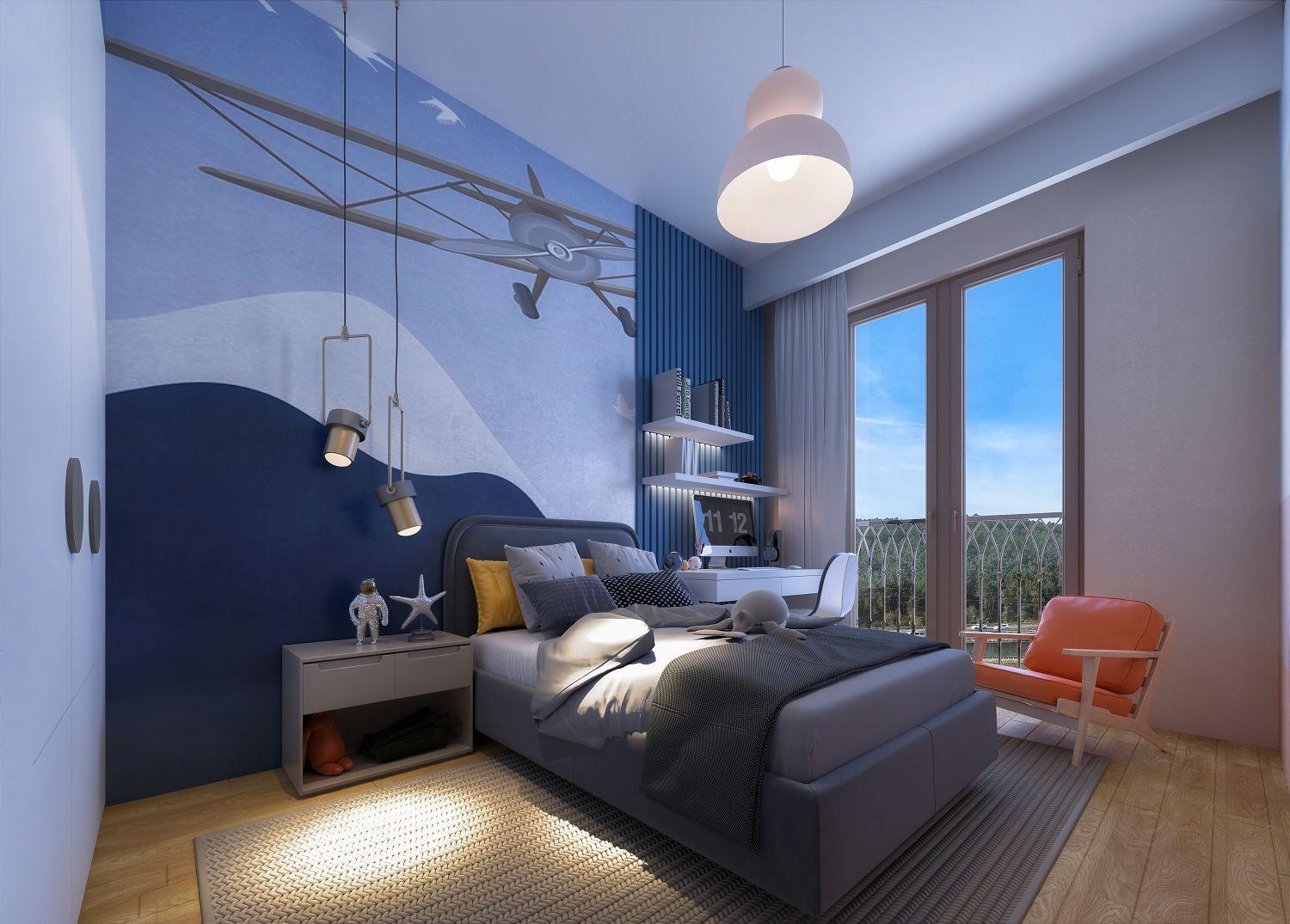 Comfortable Luxury 2+1 Apartment in Özak Duyu Göktürk Project - Suitable for Citizenship