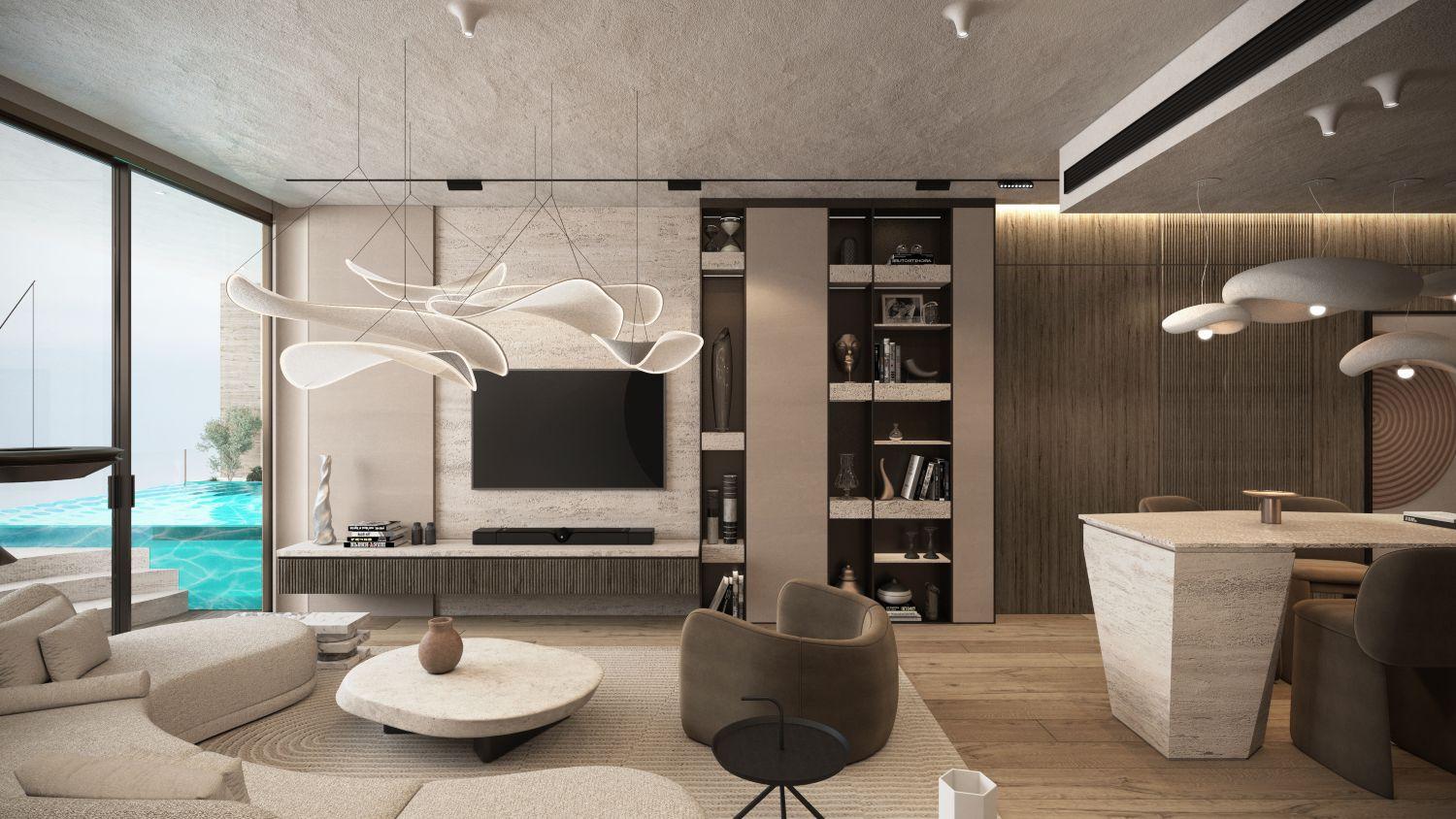 Peace Lagoons by Peace Homes - 1 Bedroom Apartment - Luxury Apartments with Private Pool