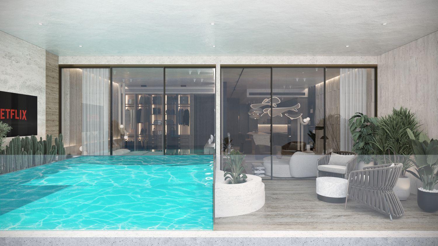 Peace Lagoons by Peace Homes - 1 Bedroom Apartment - Luxury Apartments with Private Pool