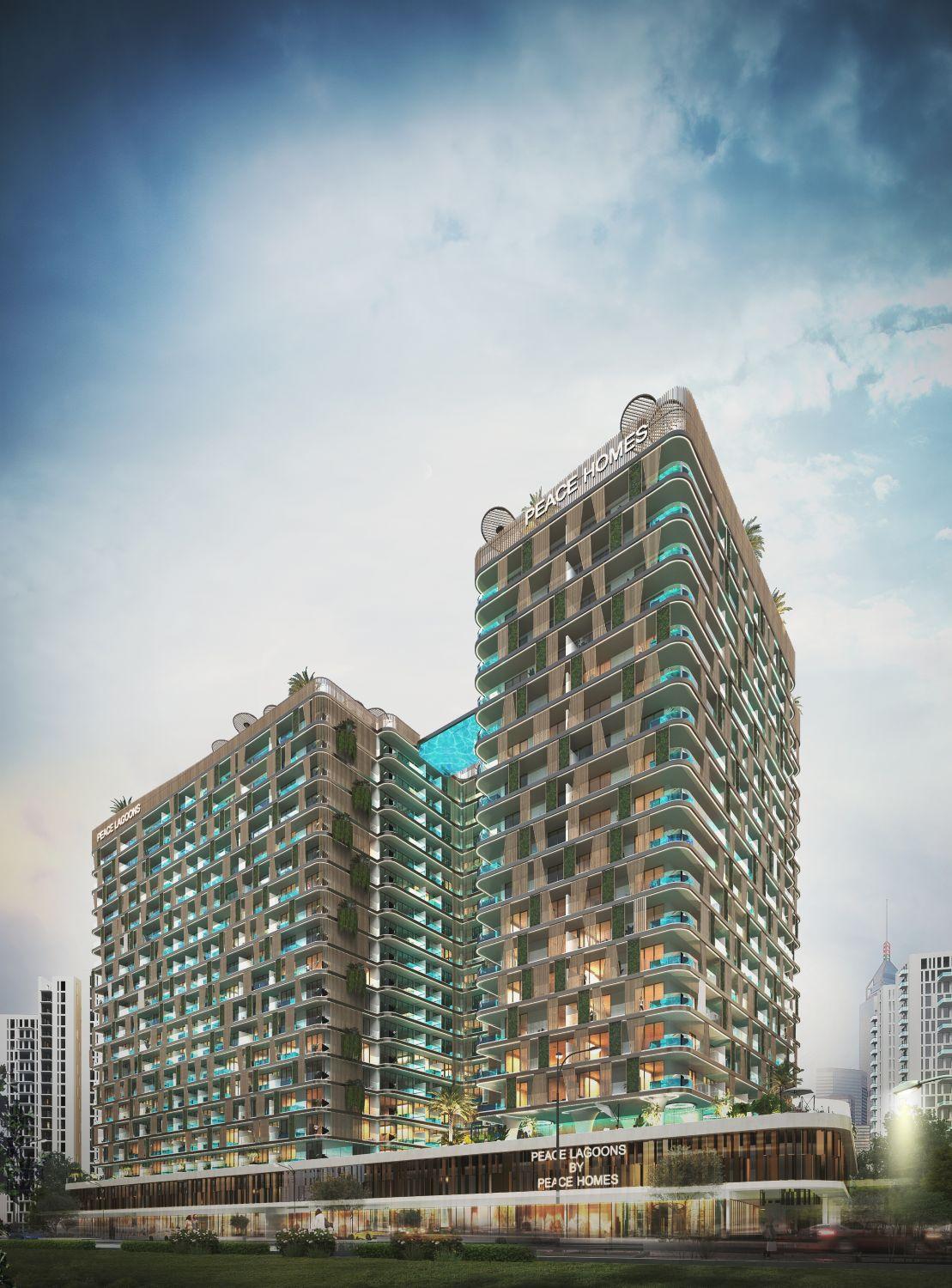 Peace Lagoons by Peace Homes - 1 Bedroom Apartment - Luxury Apartments with Private Pool
