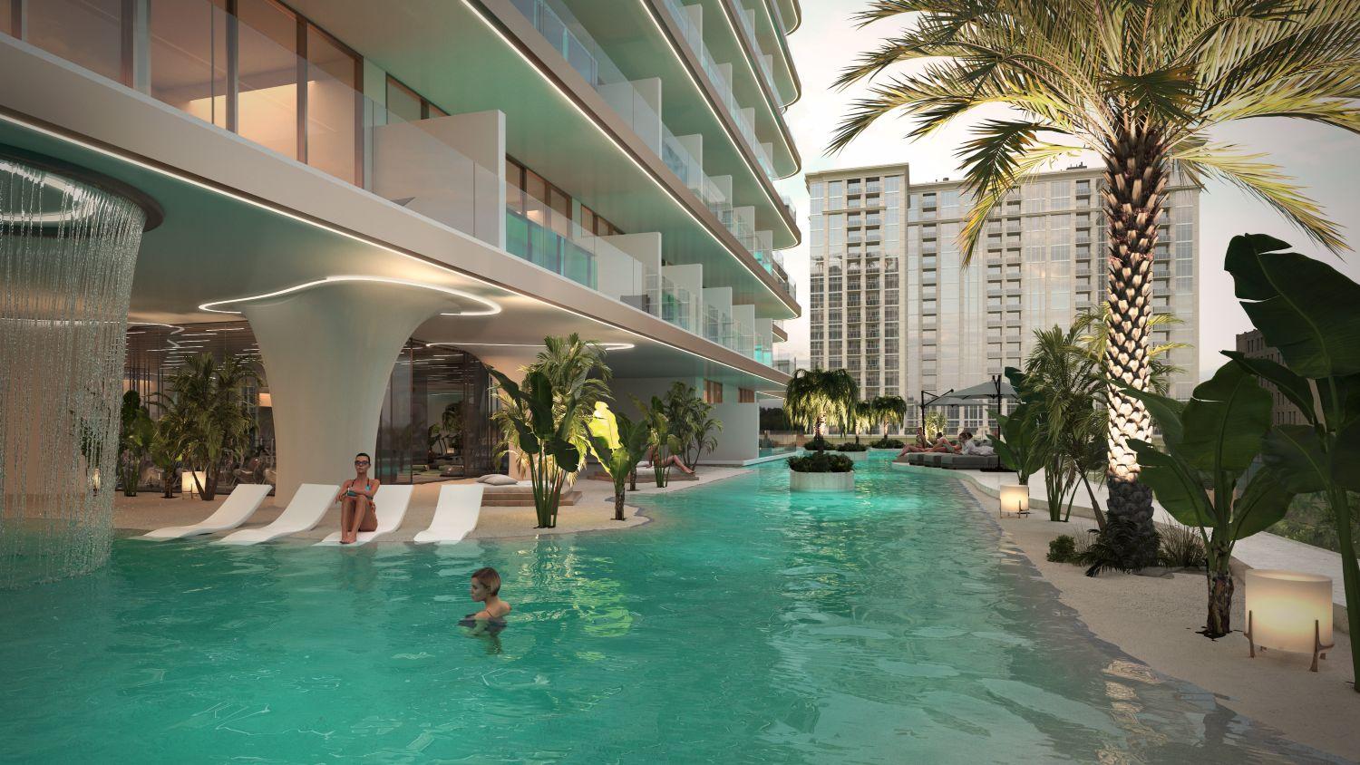 Peace Lagoons by Peace Homes - 1 Bedroom Apartment - Luxury Apartments with Private Pool