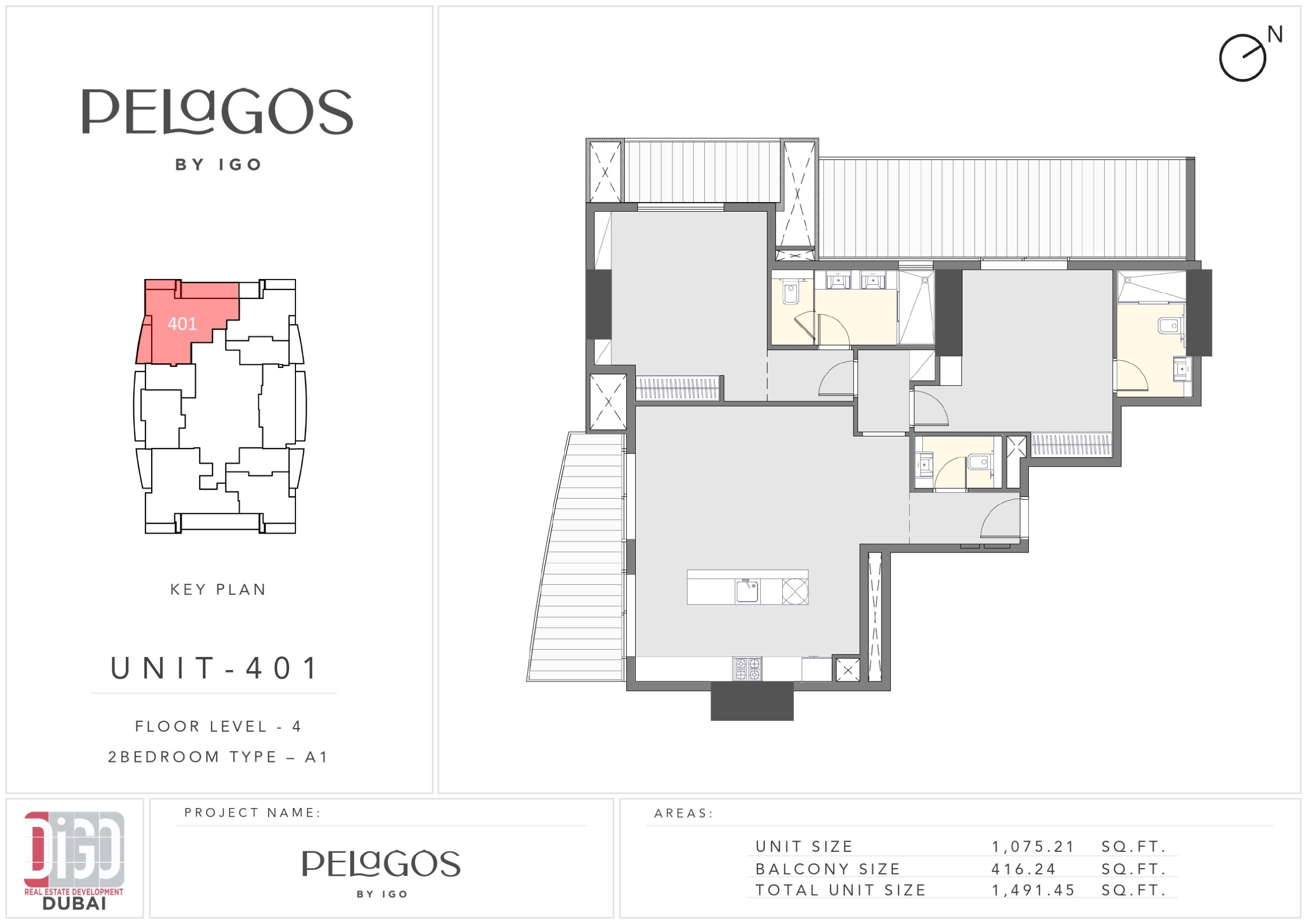 Pelagos by IGO- 2 Bedroom Apartment