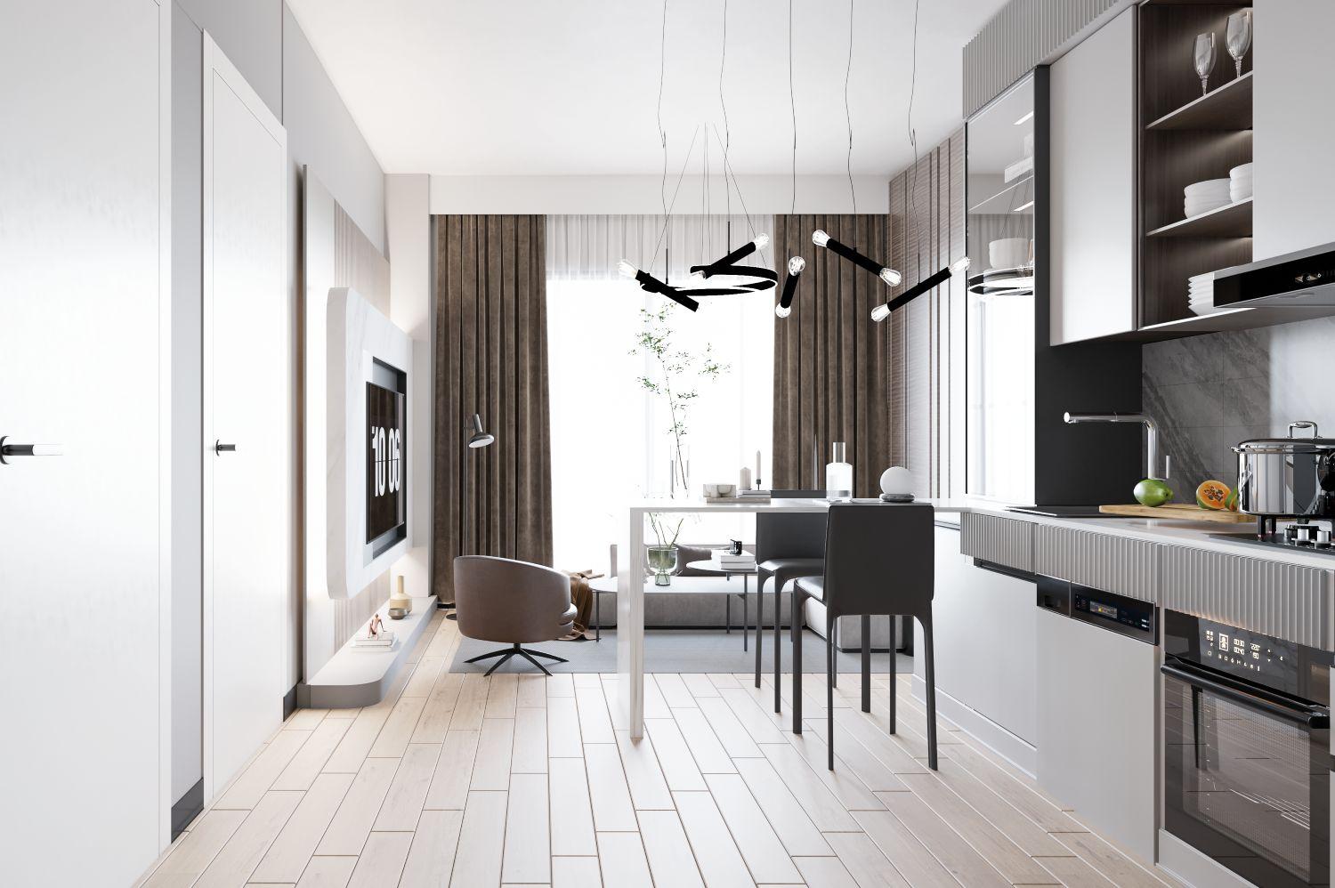 1+1 Apartment Near Metro in Pelit Levent Project