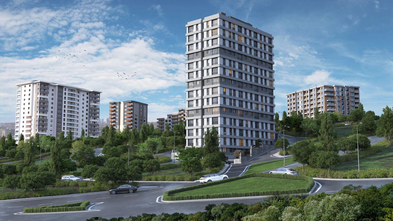 1+1 Apartment Near Metro in Pelit Levent Project