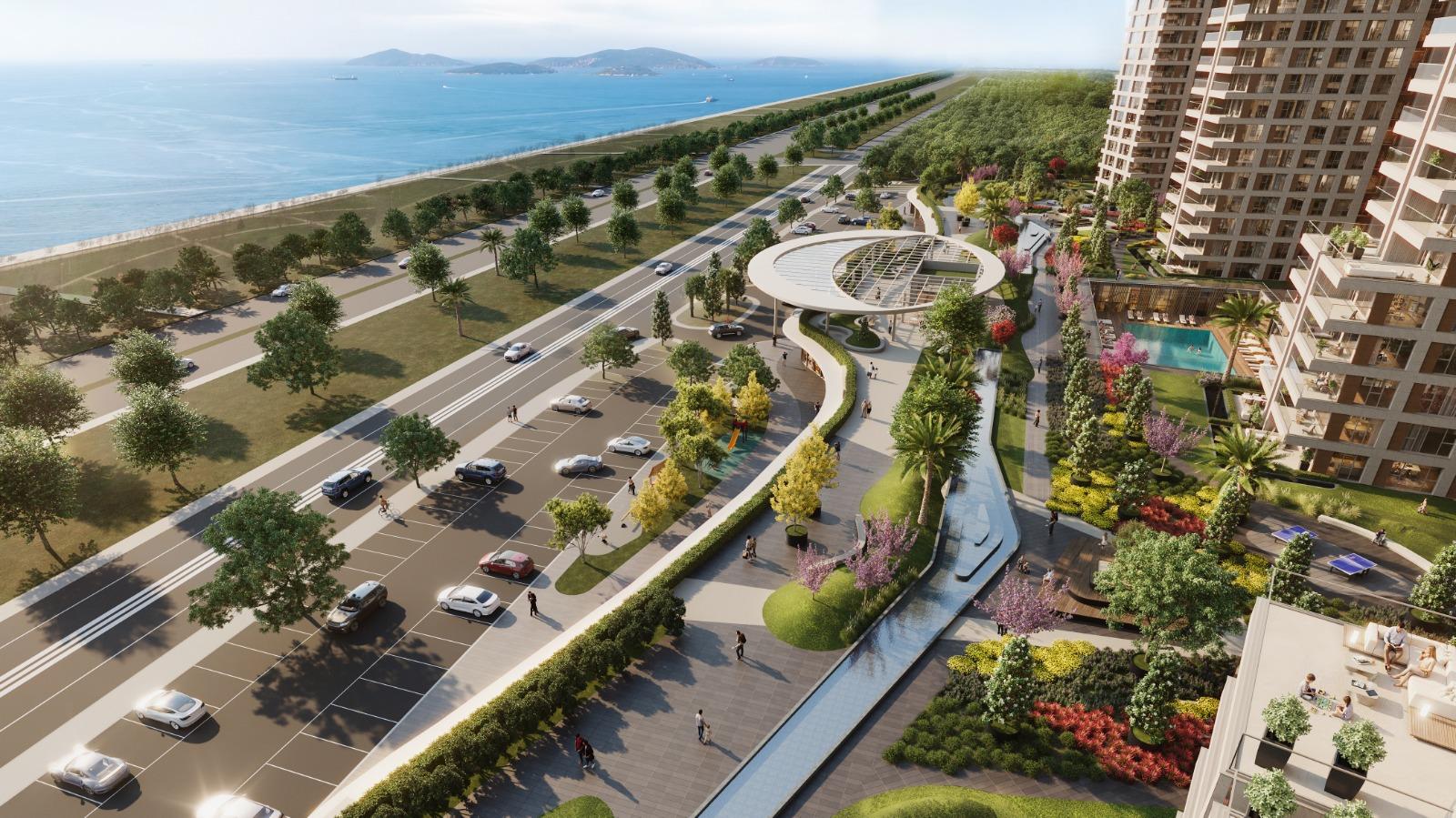 Peron Istanbul: Luxury 3+1 Apartment with Sea View - Suitable for Citizenship