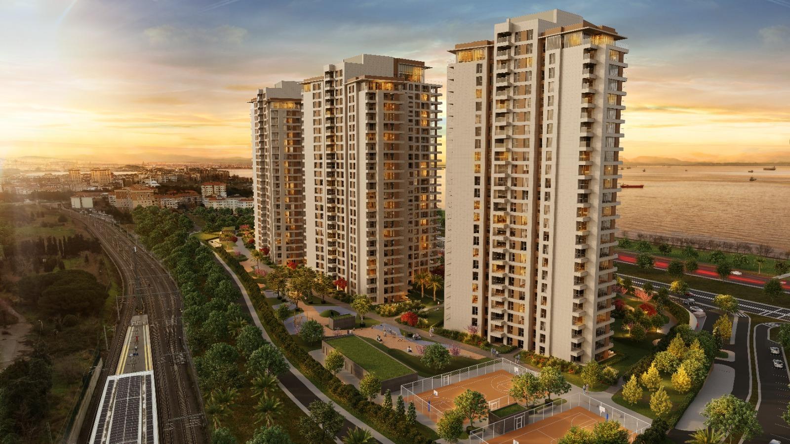 Peron Istanbul: Luxury 3+1 Apartment with Sea View - Suitable for Citizenship