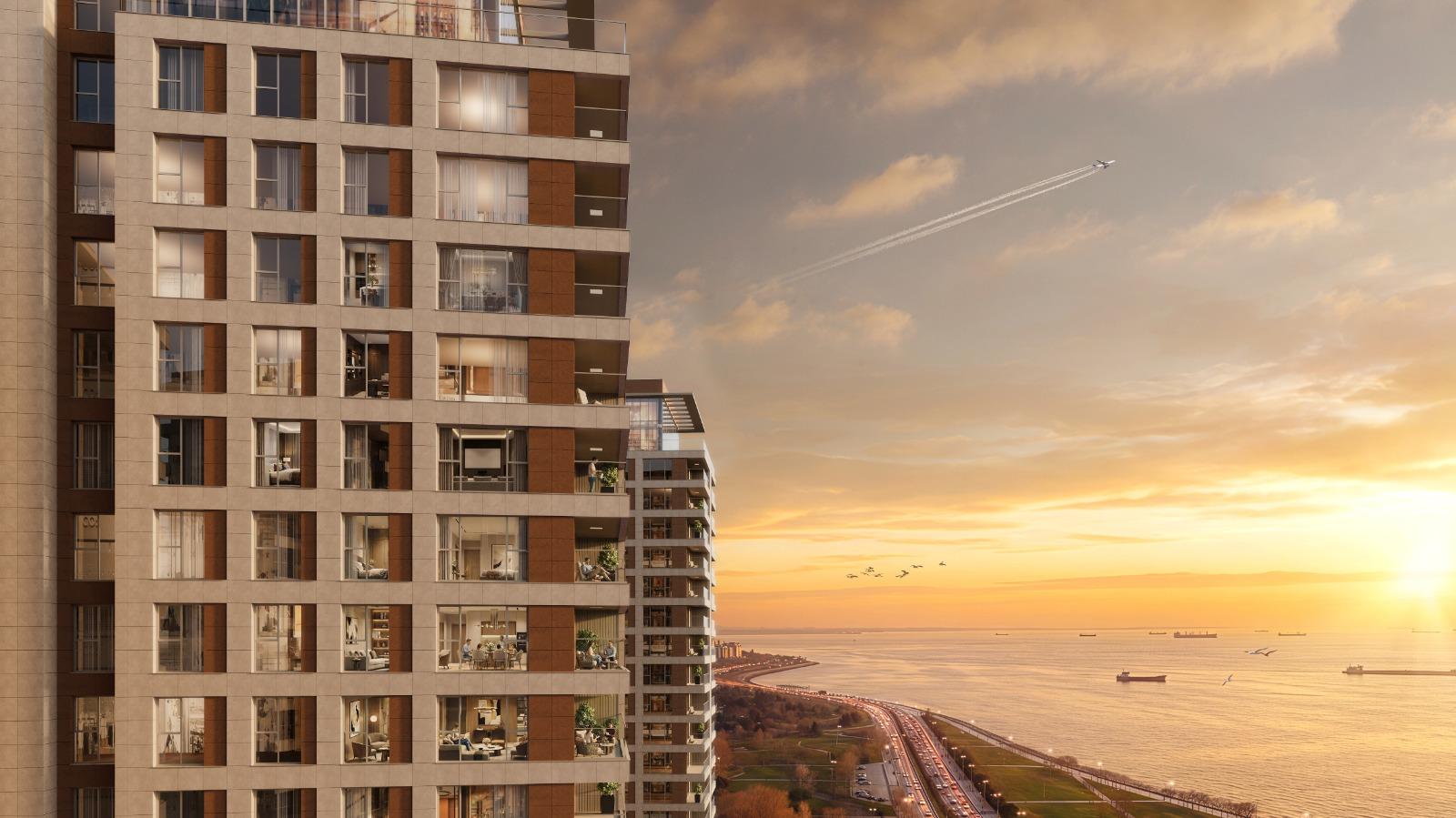 Peron Istanbul: Luxury 3+1 Apartment with Sea View - Suitable for Citizenship