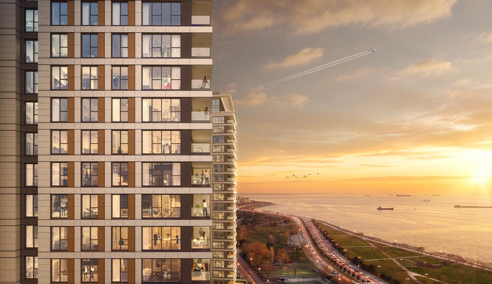 Peron Istanbul: Luxury 3+1 Apartment with Sea View - Suitable for Citizenship