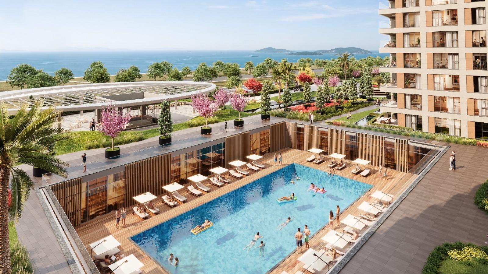 Peron Istanbul: Luxury 3+1 Apartment with Sea View - Suitable for Citizenship