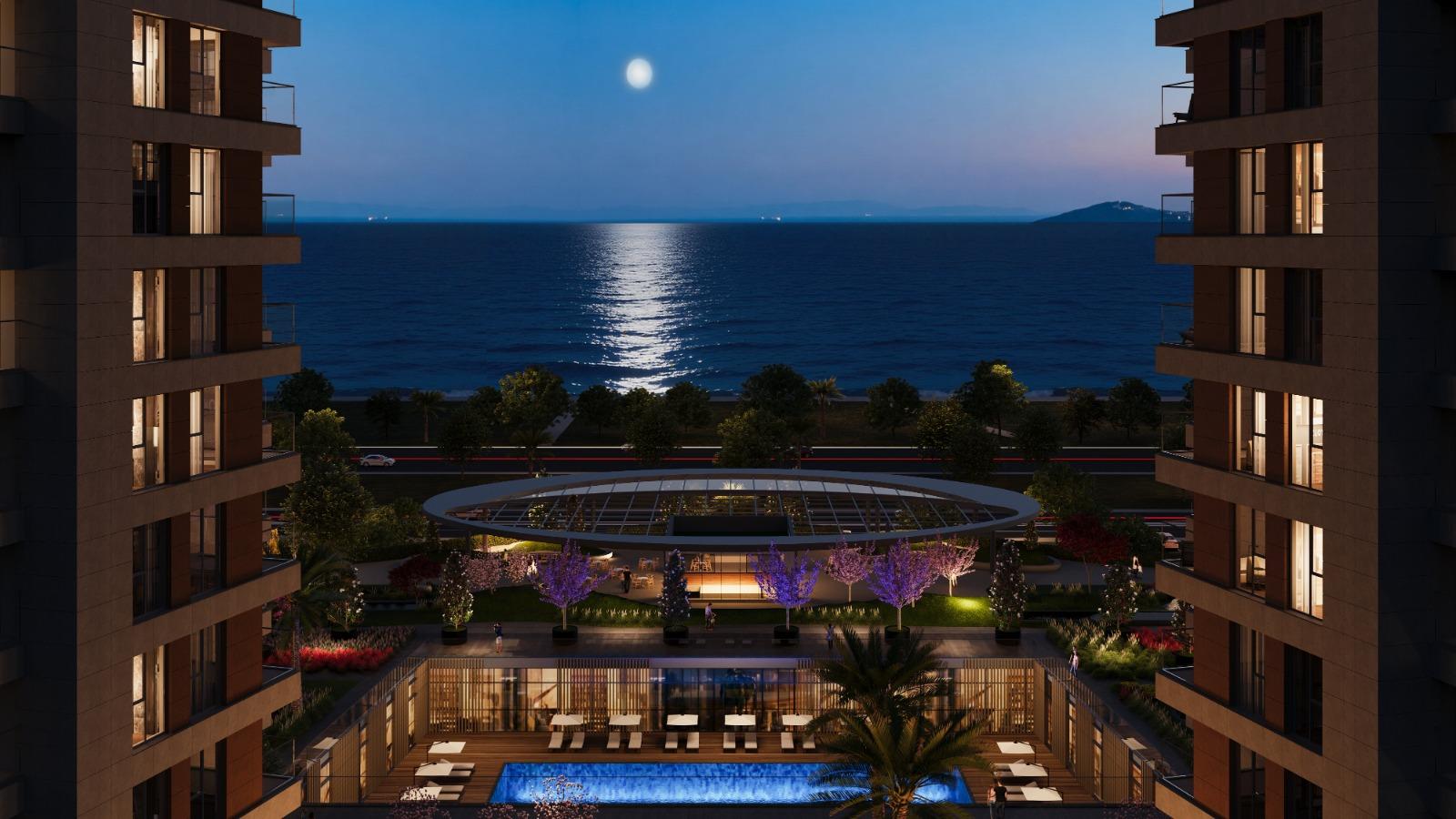 Peron Istanbul: Luxury 3+1 Apartment with Sea View - Suitable for Citizenship