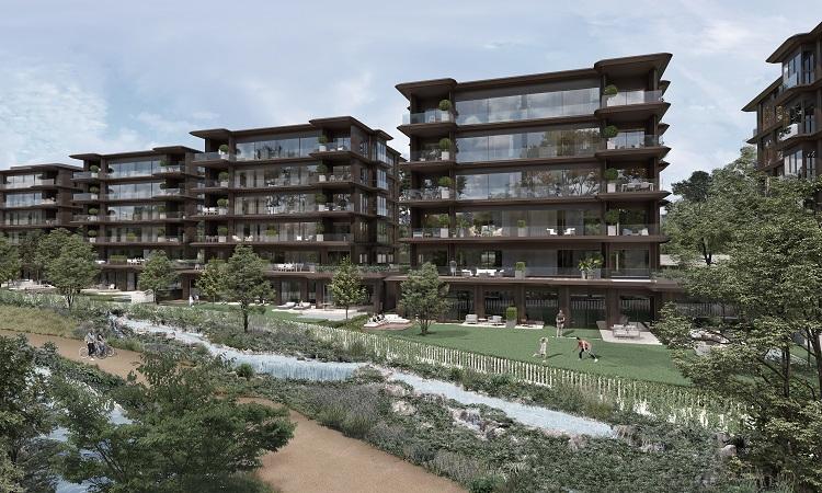 Privé Kemer: 5+1 Terrace Apartment in Göktürk – Citizenship Eligible
