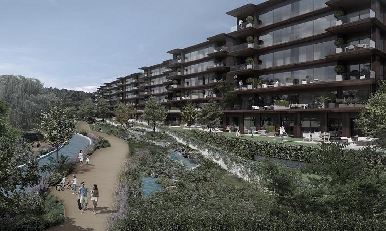 Privé Kemer: 5+1 Terrace Apartment in Göktürk – Citizenship Eligible