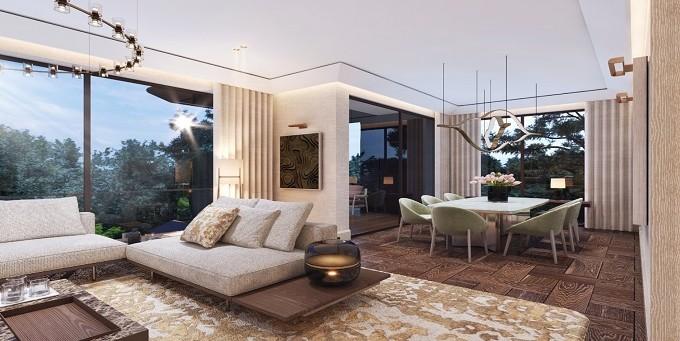 Privé Kemer: 5+1 Terrace Apartment in Göktürk – Citizenship Eligible