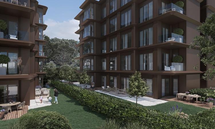 Privé Kemer: 5+1 Terrace Apartment in Göktürk – Citizenship Eligible