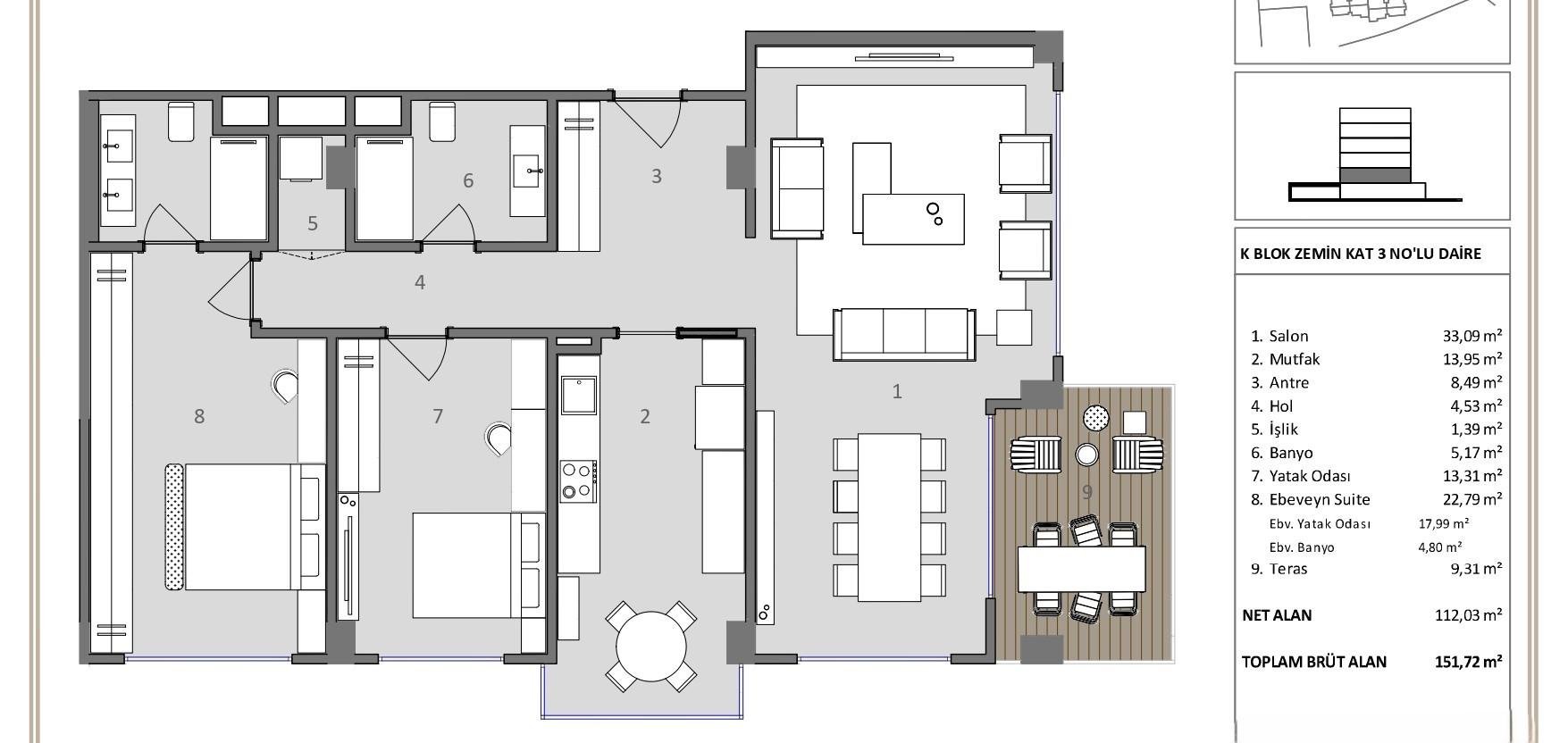 Privé Kemer: 2+1 Terrace Apartment in Göktürk - Third Phase – Citizenship Eligible