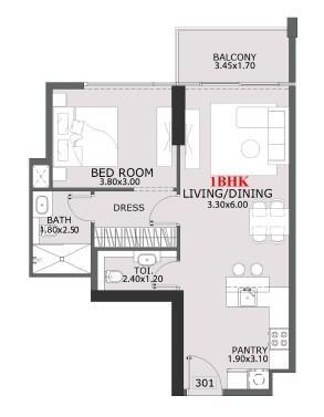 Provenza Residences - 1 Bedroom Apartment - The New Luxury Project in JVC