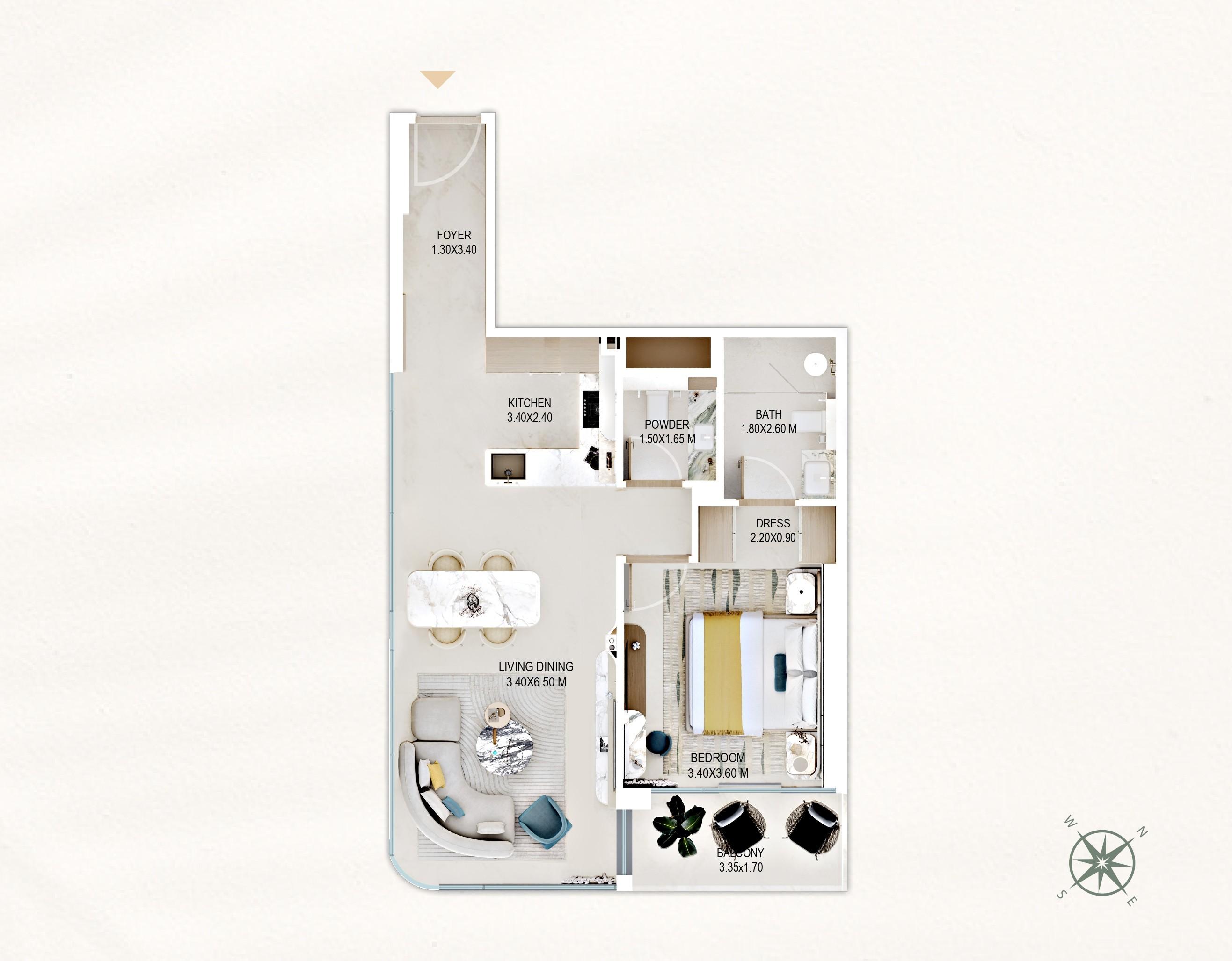 Rabdan Gardens - 1 Bedroom Apartment - Premium Living in Jumeirah Garden City