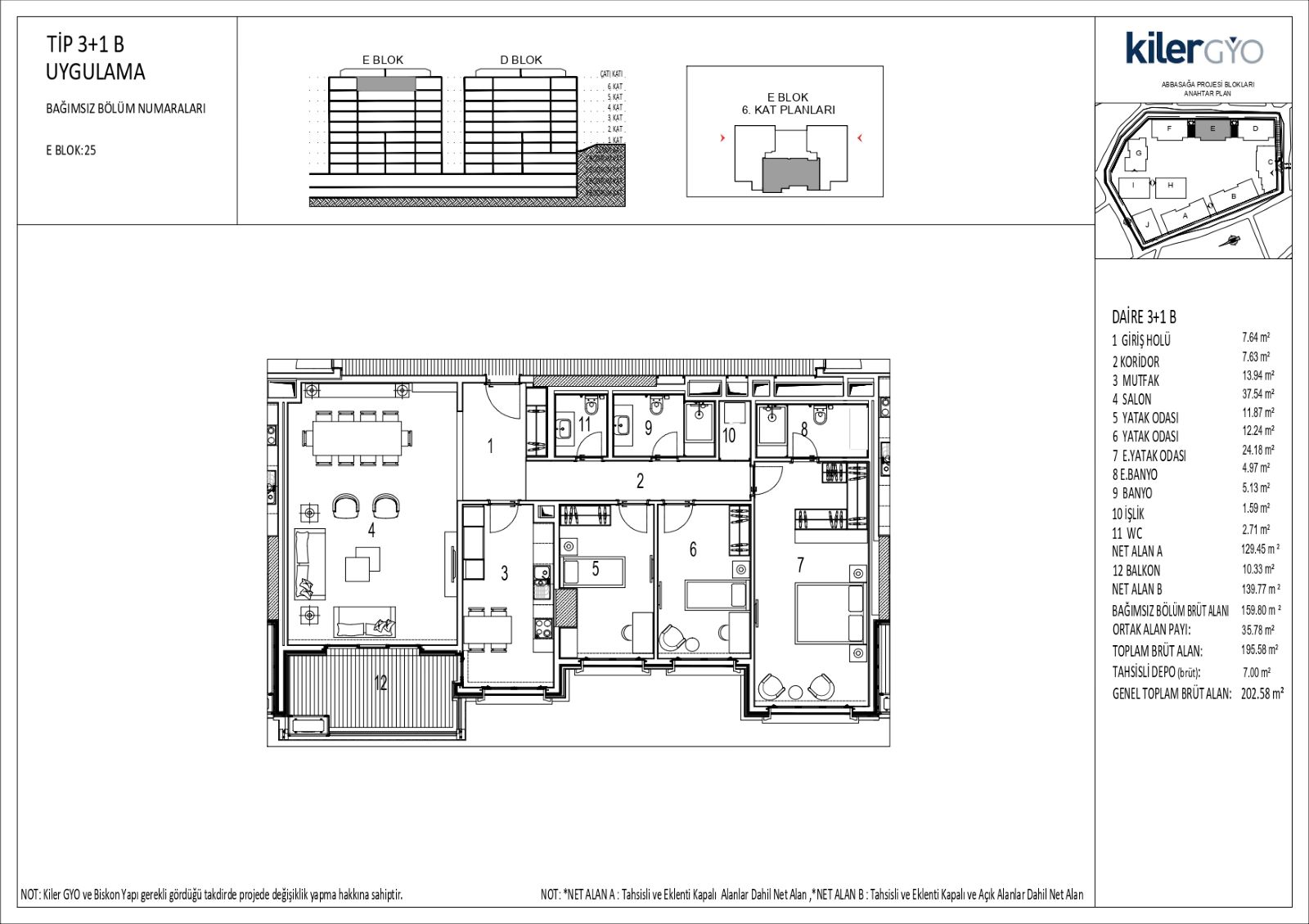 Referans Beşiktaş - 3+1 Bedroom Apartment