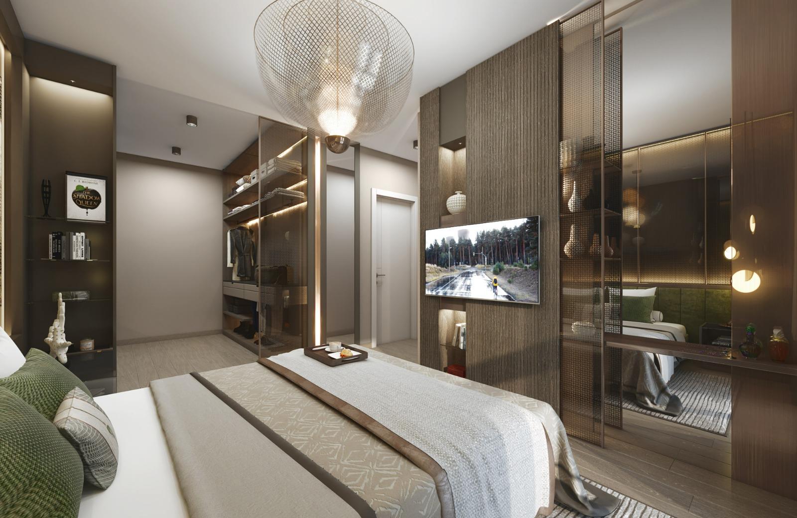 آپارتمان لوکس ۲ خواب در پندیک، تنها ۵۰ متر تا ایستگاه مترو