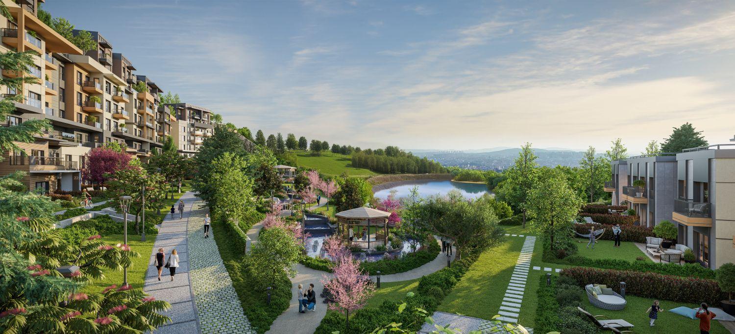 آپارتمان لوکس ۲ خواب در پندیک، تنها ۵۰ متر تا ایستگاه مترو