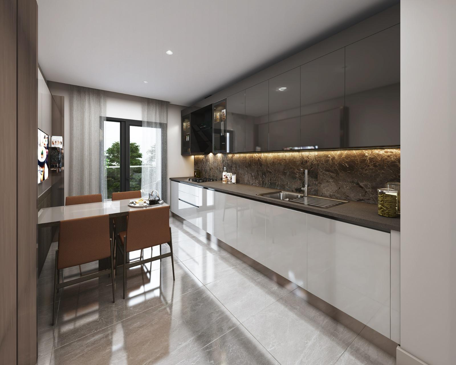 آپارتمان لوکس ۲ خواب در پندیک، تنها ۵۰ متر تا ایستگاه مترو