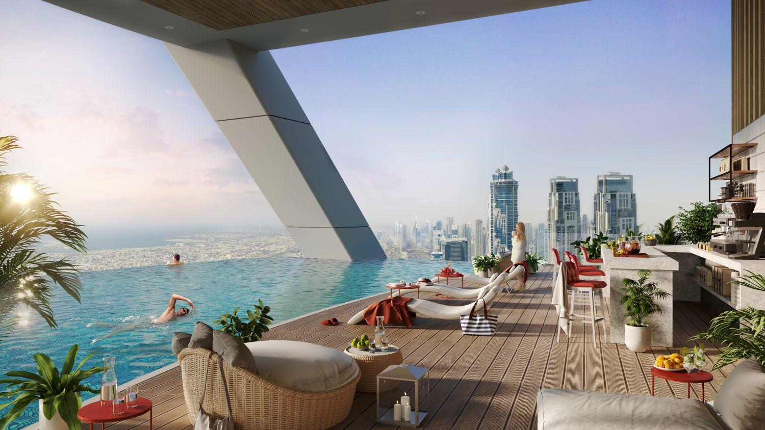 Safa Two by DAMAC: 1 Bedroom Apartment - Ultra-Luxury Branded Homes in Dubai