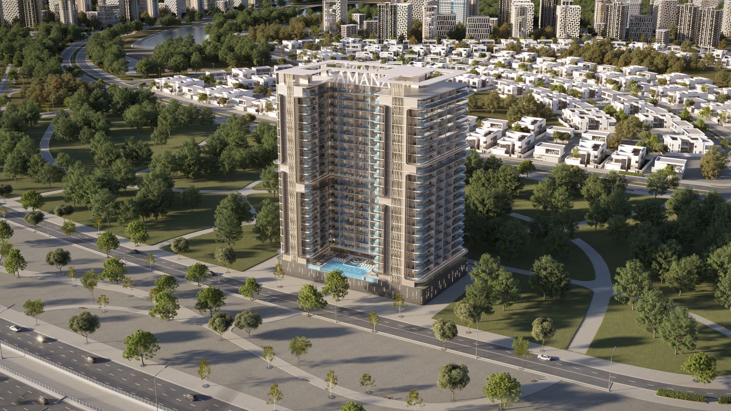 Samana Sky View - 1 Bedroom Apartment + Pool