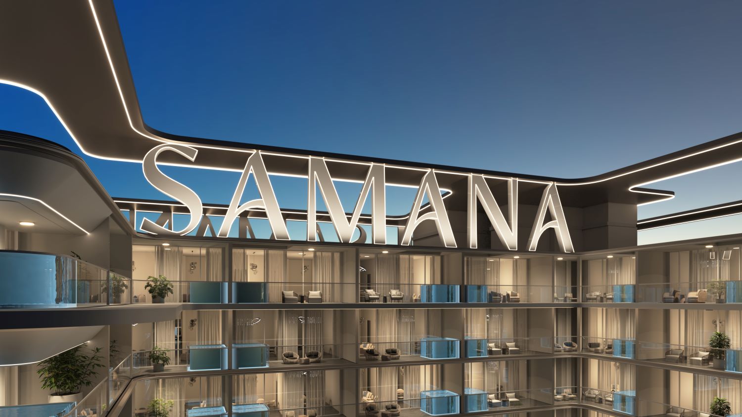 Samana Sky View - 1 Bedroom Apartment + Pool