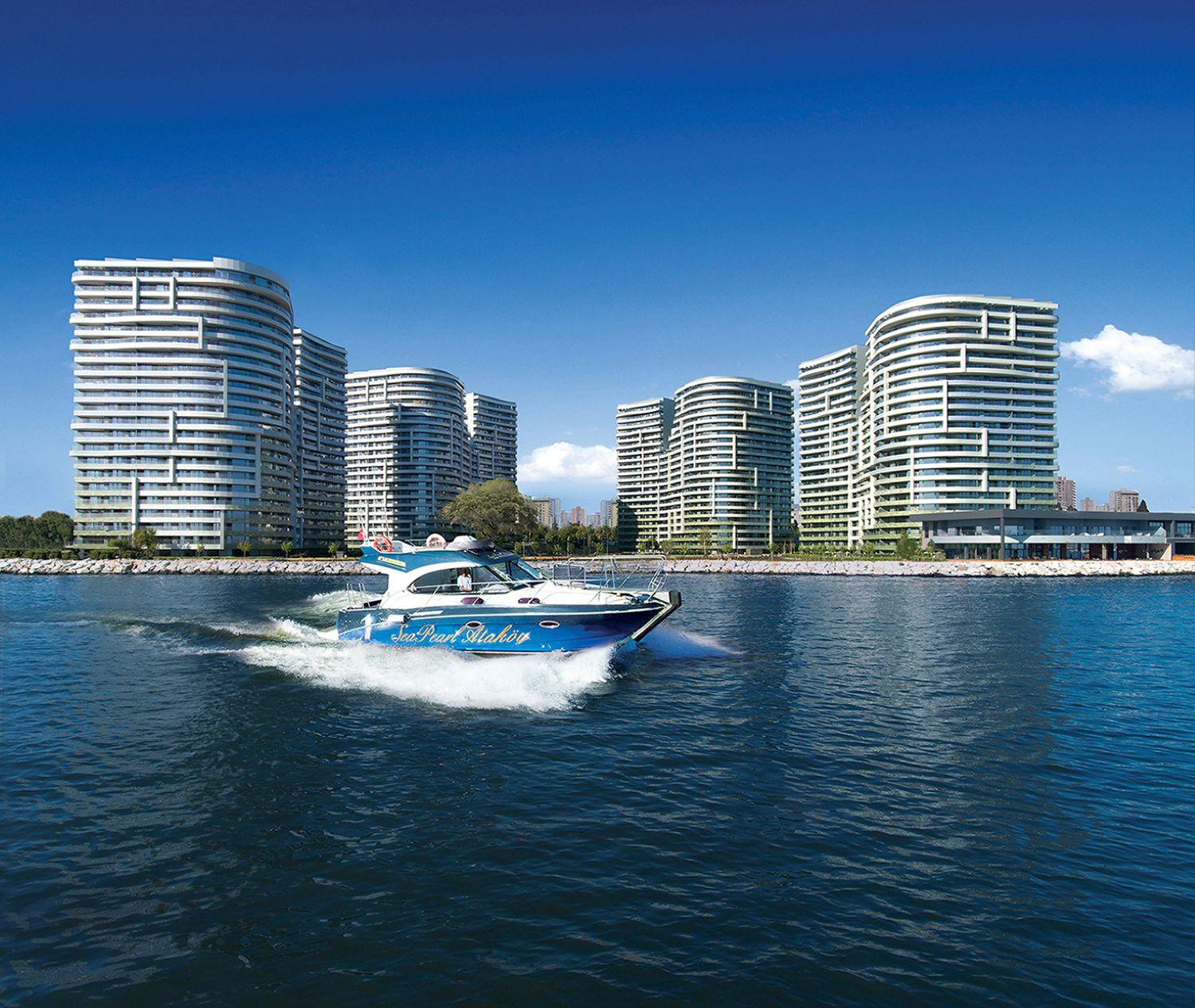 SeaPearl Ataköy: Satılık Lüks 1+1 Denize Sıfır Daire - Vatandaşlığa Uygun