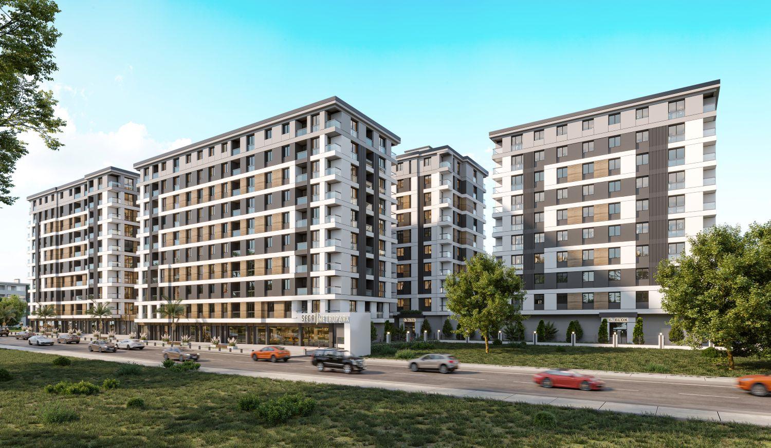 Sega Metropark: 2x Luxury 2+1 Units in Kucukcekmece - Suitable for Citizenship