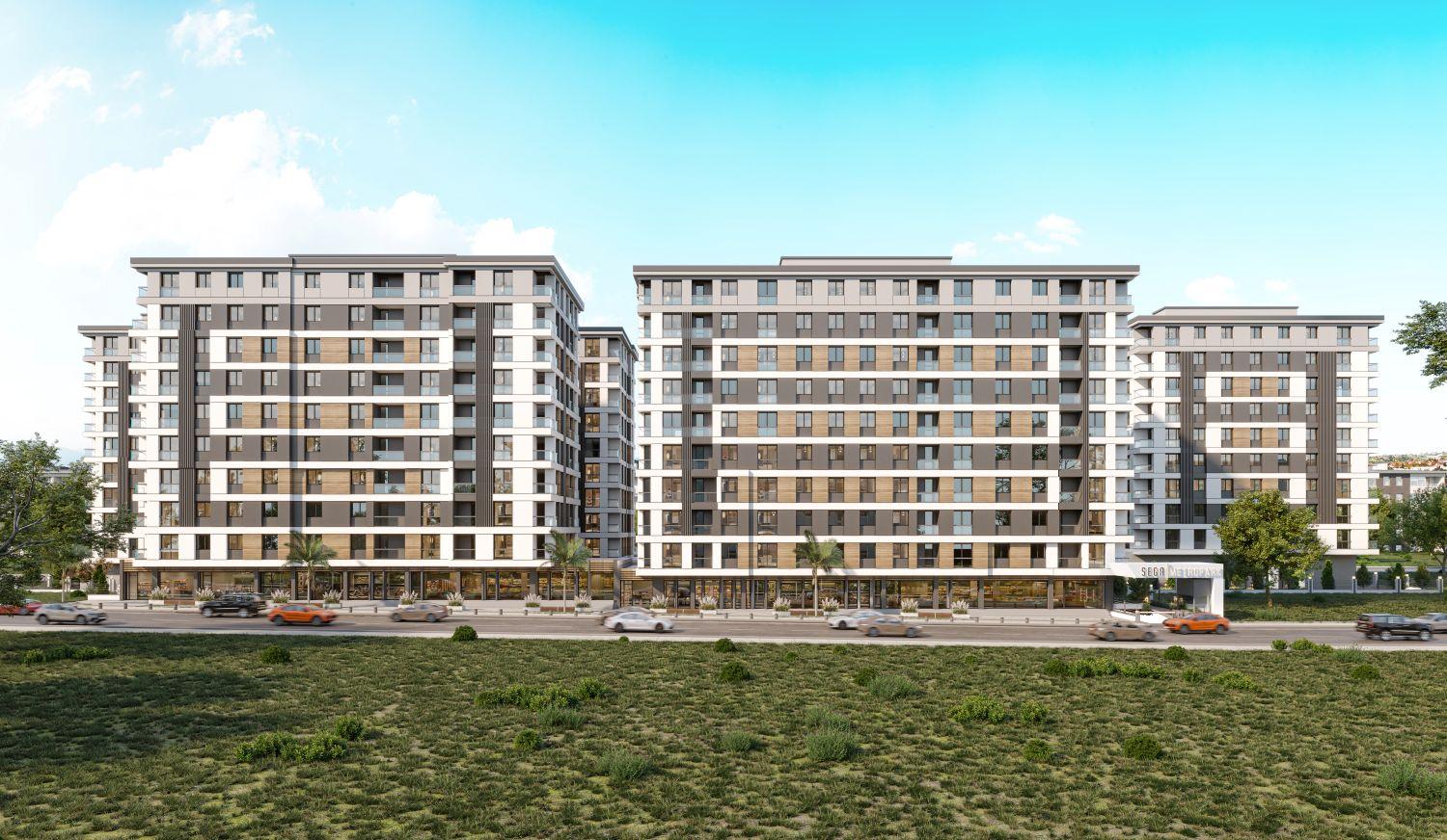 Sega Metropark: 2x Luxury 2+1 Units in Kucukcekmece - Suitable for Citizenship