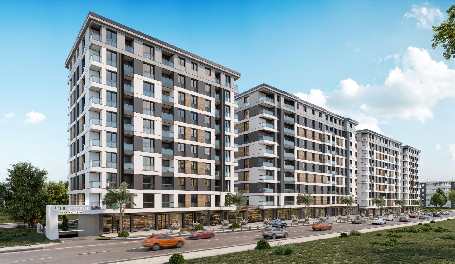 Sega Metropark: 2x Luxury 2+1 Units in Kucukcekmece - Suitable for Citizenship
