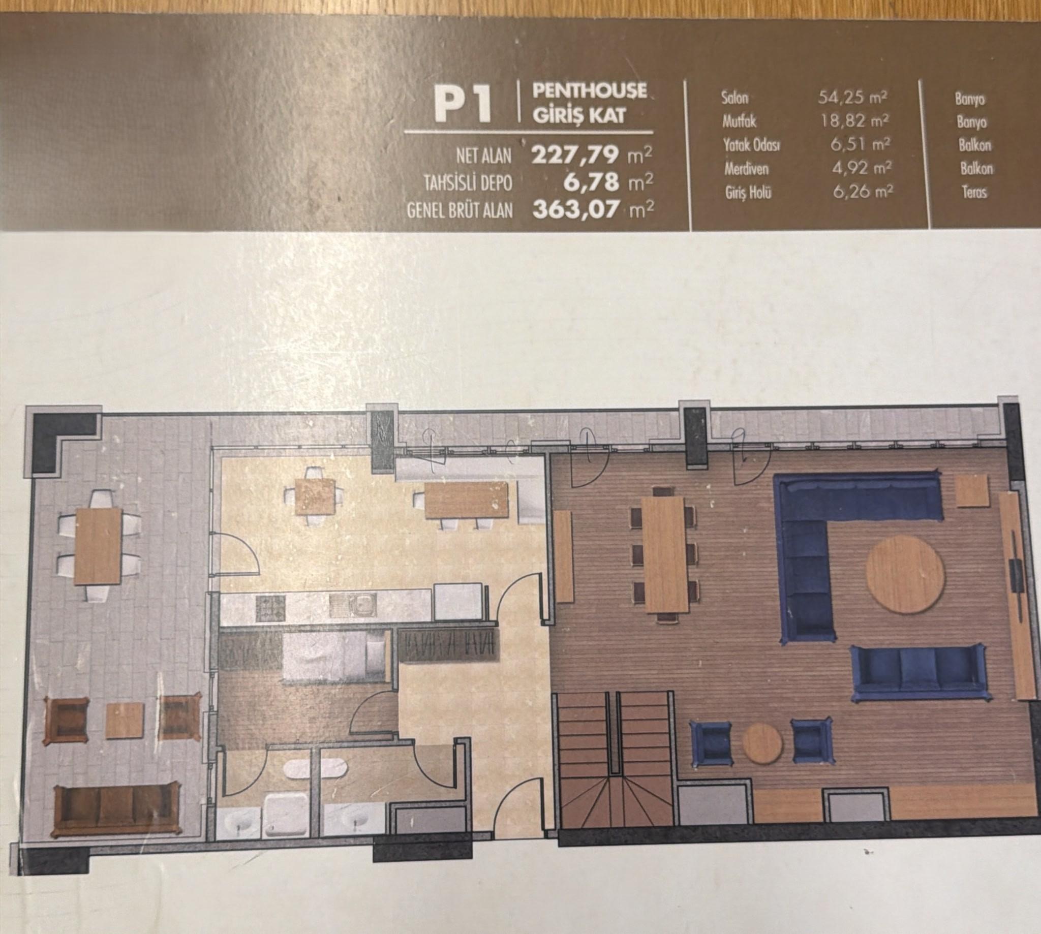 Self Istanbul: Luxury 6+1 Penthouse Apartment Investment Opportunity - Suitable for Citizenship