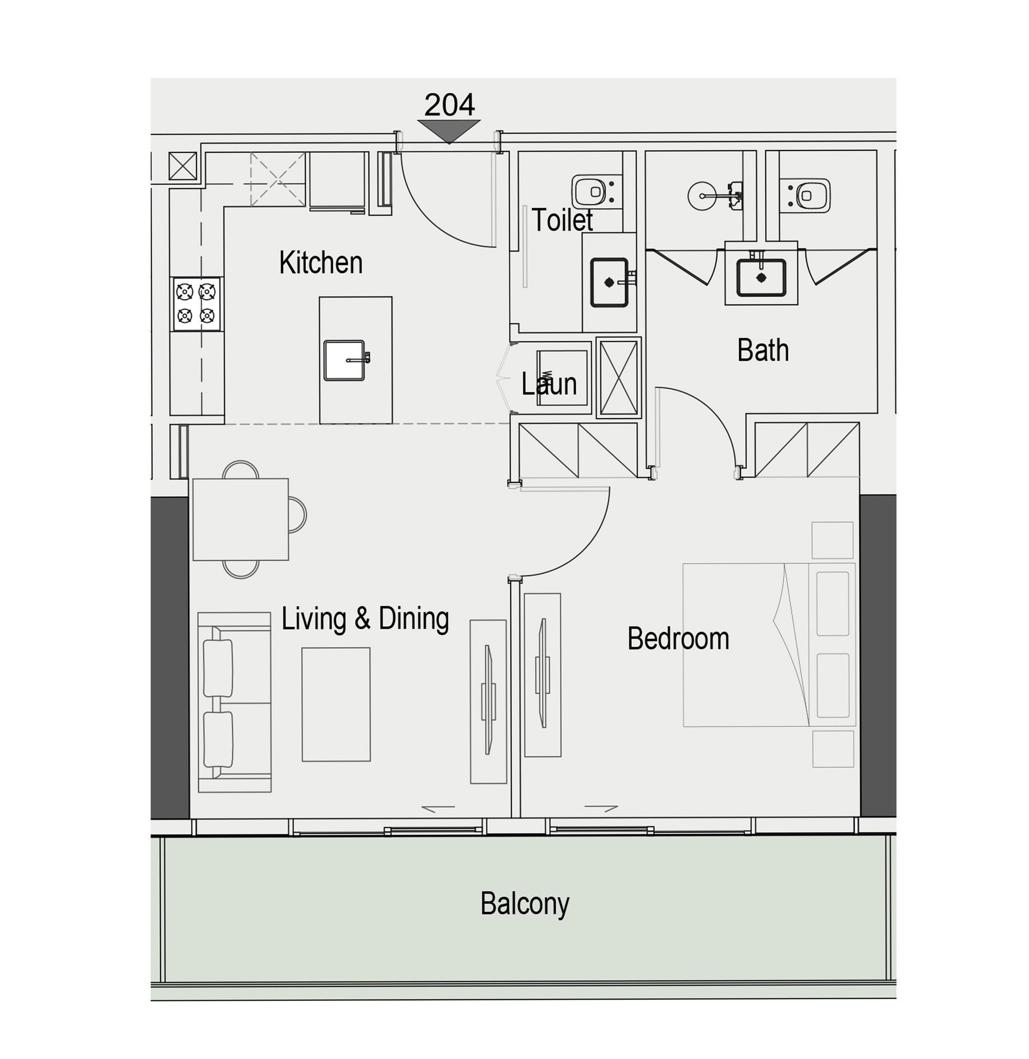 Sierra by Iman - 1 Bedroom Apartment - Modern Balinese Style Luxury Residences in Motor City