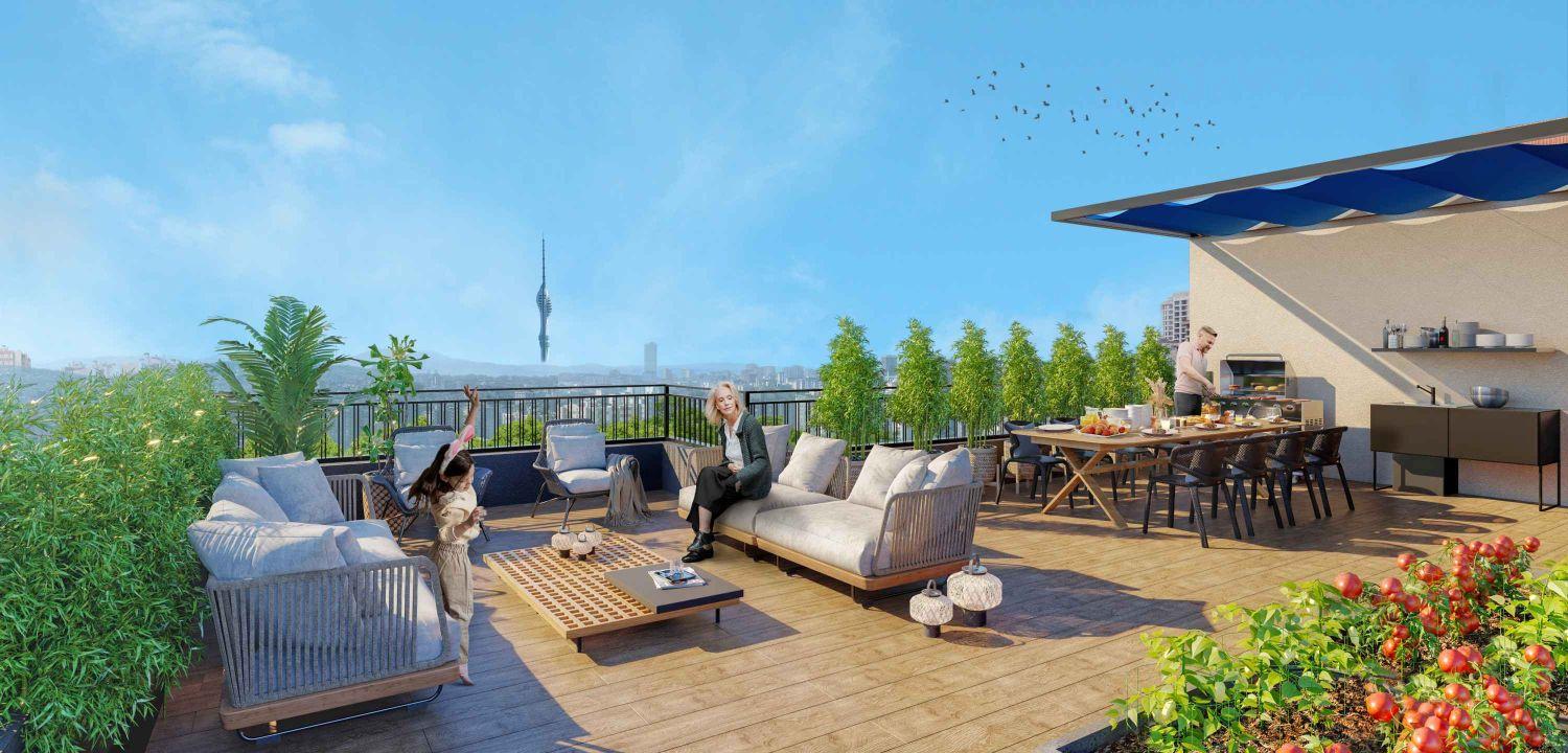 Sinpaş Koru Aura 2+1 Luxury Apartment - Nature Living in Istanbul - Suitable for Citizenship