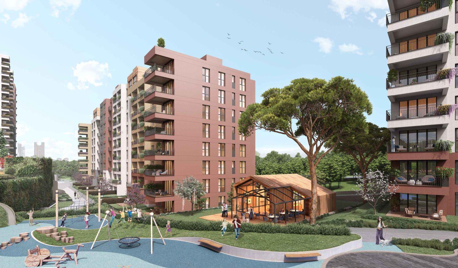 Sinpaş Koru Aura 2+1 Luxury Apartment - Nature Living in Istanbul - Suitable for Citizenship