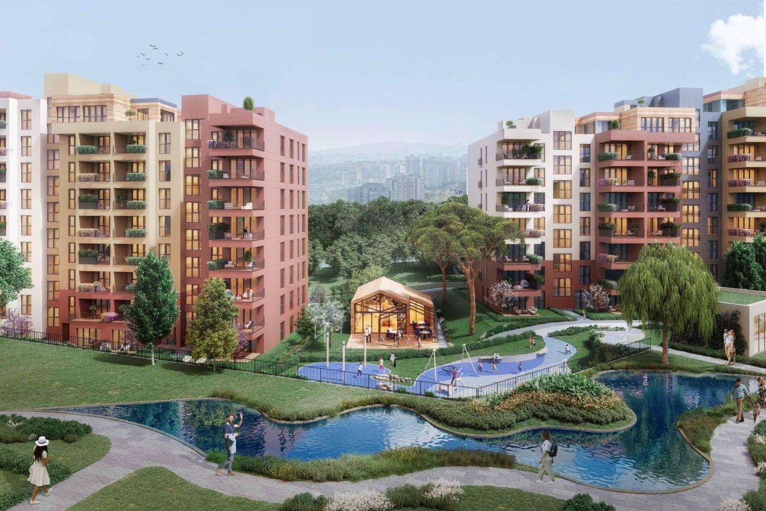 Sinpaş Koru Aura 2+1 Luxury Apartment - Nature Living in Istanbul - Suitable for Citizenship