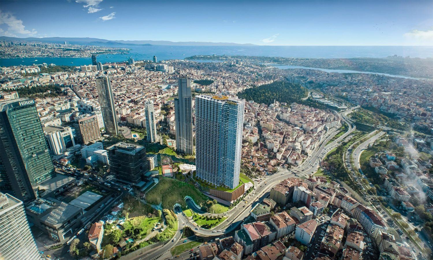 Sinpaş Queen Bomonti: Luxury Ready-to-Move 1+1 Apartment - Suitable for Citizenship
