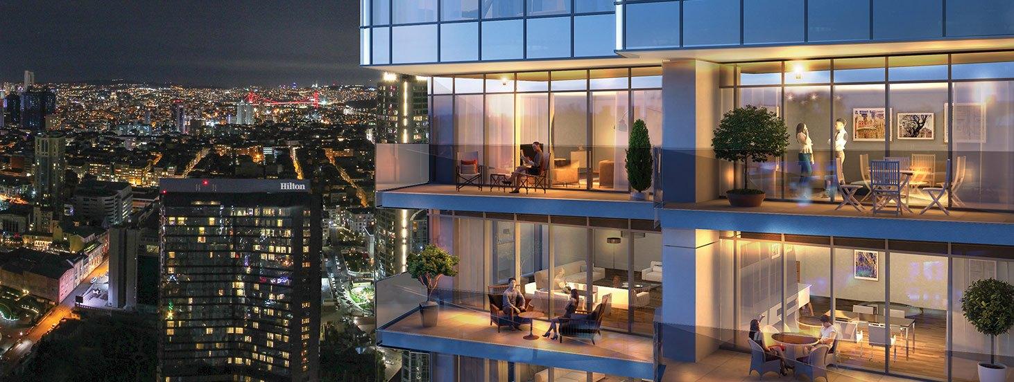 Sinpaş Queen Bomonti: Luxury Ready-to-Move 1+1 Apartment - Suitable for Citizenship