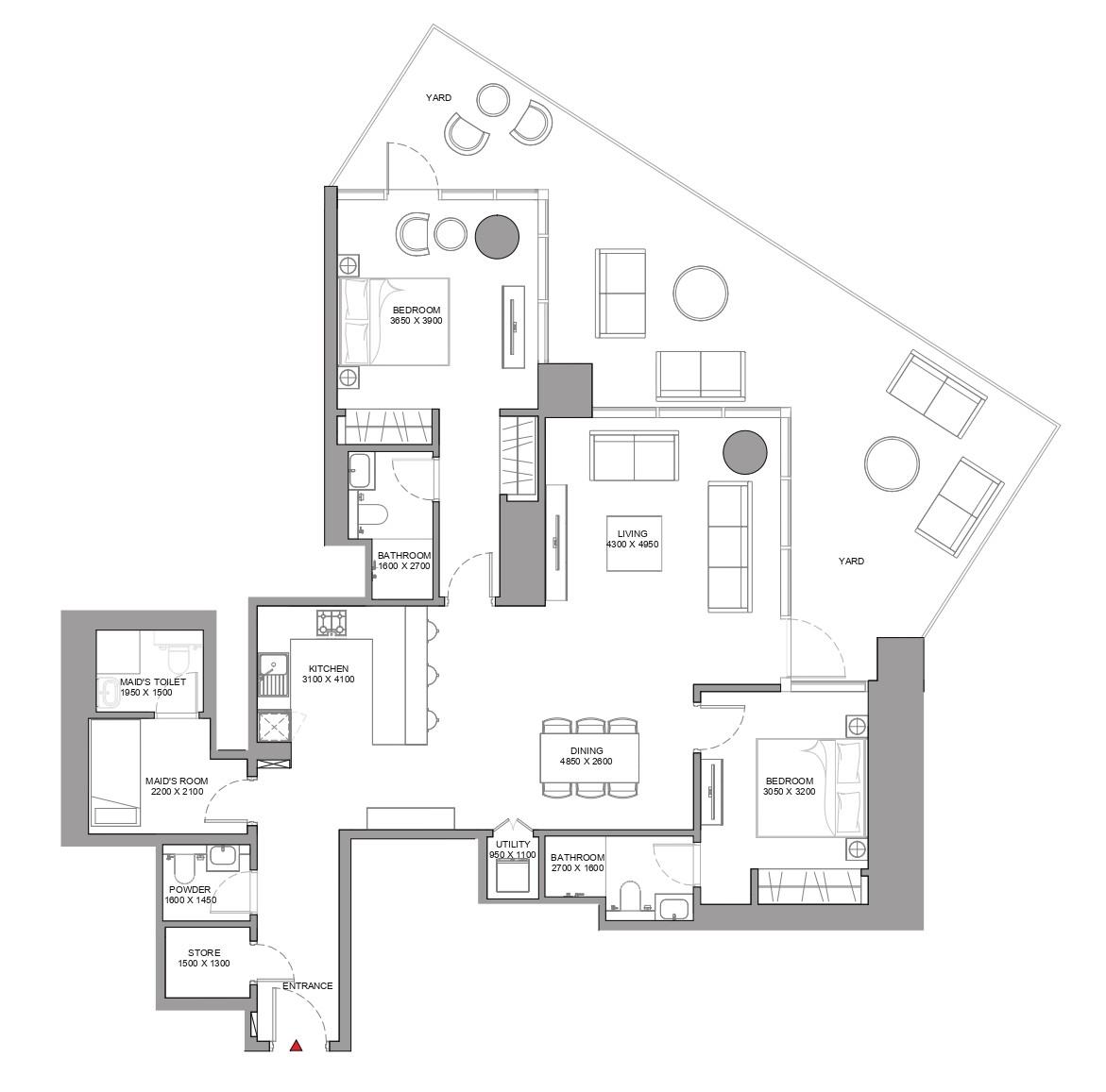 Sobha Skyscape Avenue - 2 Bedroom Apartment - Unique Luxury Residences in Sobha Hartland II