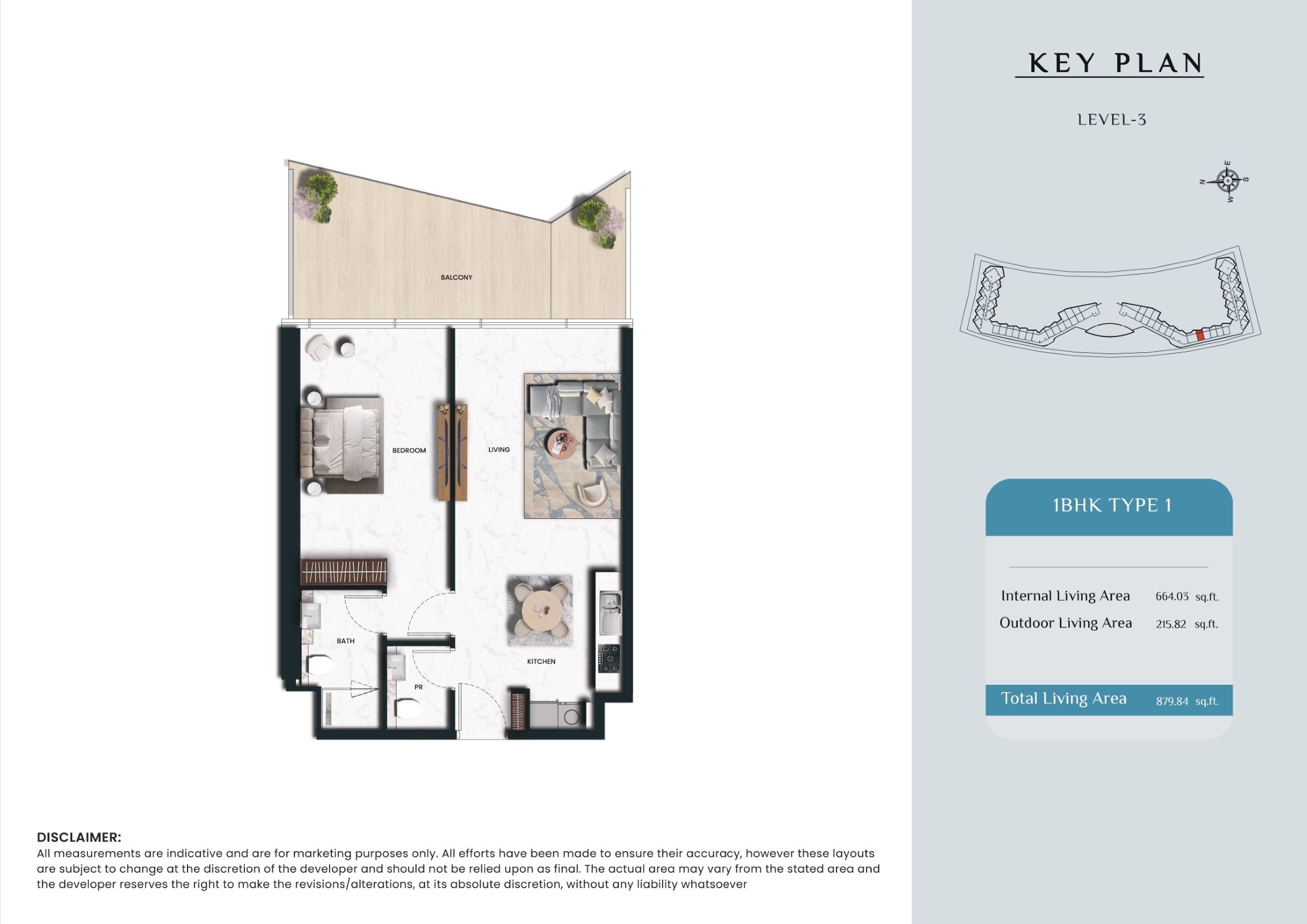 Sora Beach Residences - 1 Bedroom Residences