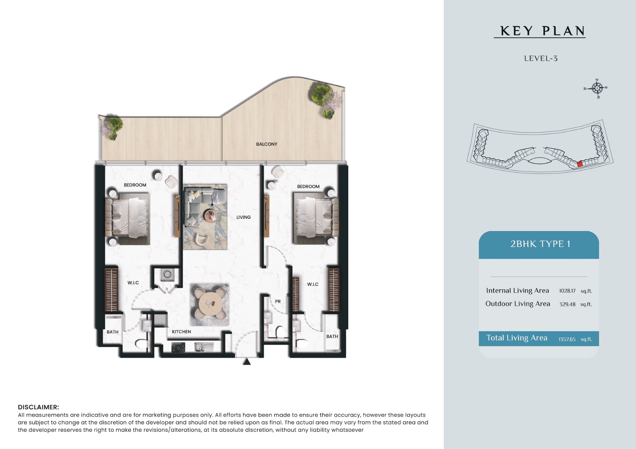 Sora Beach Residences - 2 Odalı Rezidans