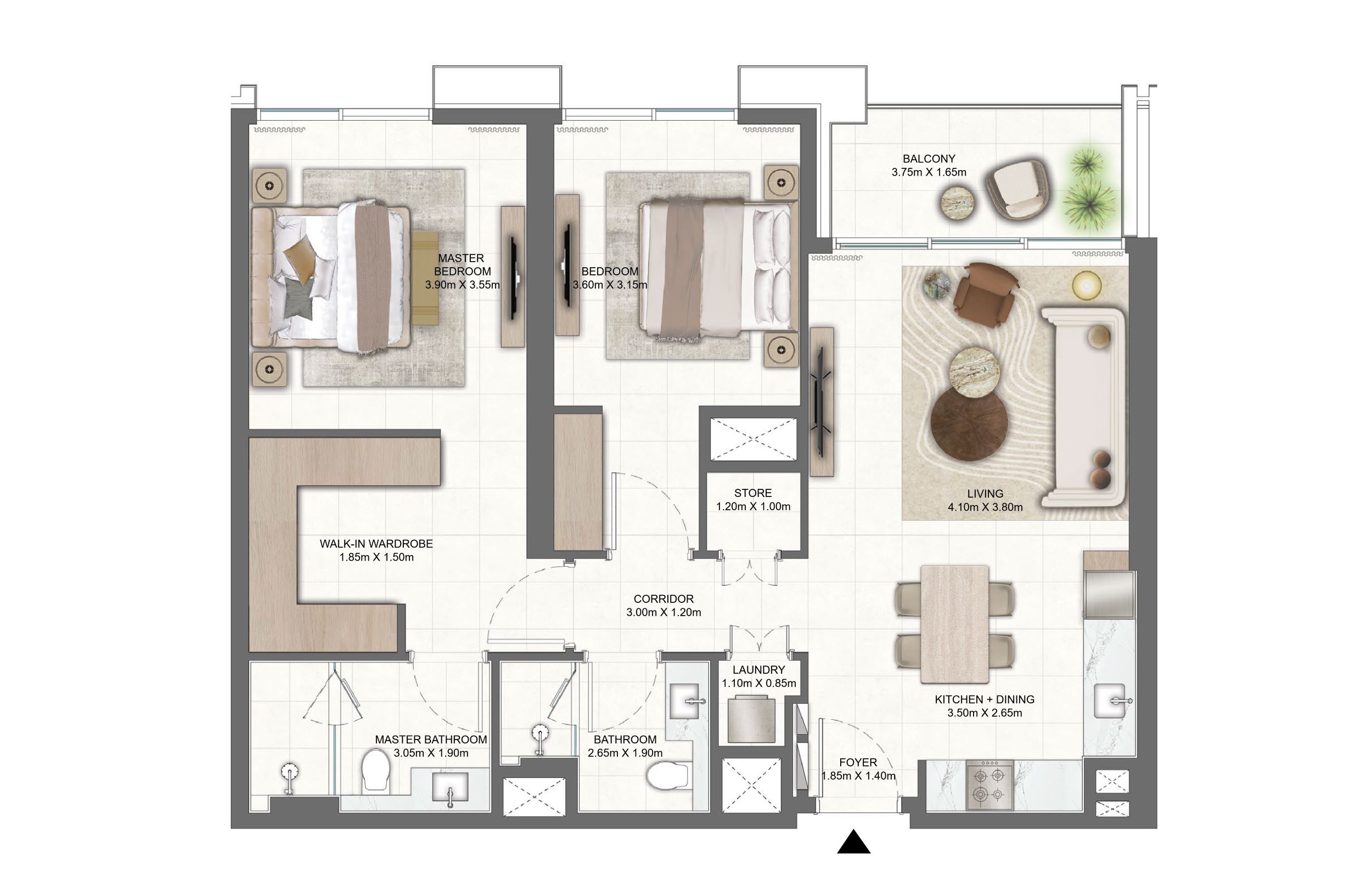 Terra Heights at Expo Living - 2 Bedroom Apartment